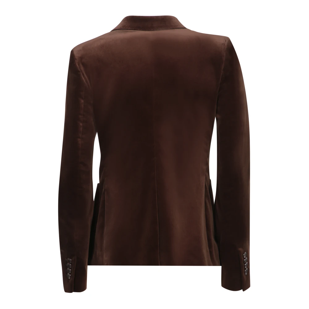 Tagliatore Dameskleding Jas Bruin Aw24 Brown Dames
