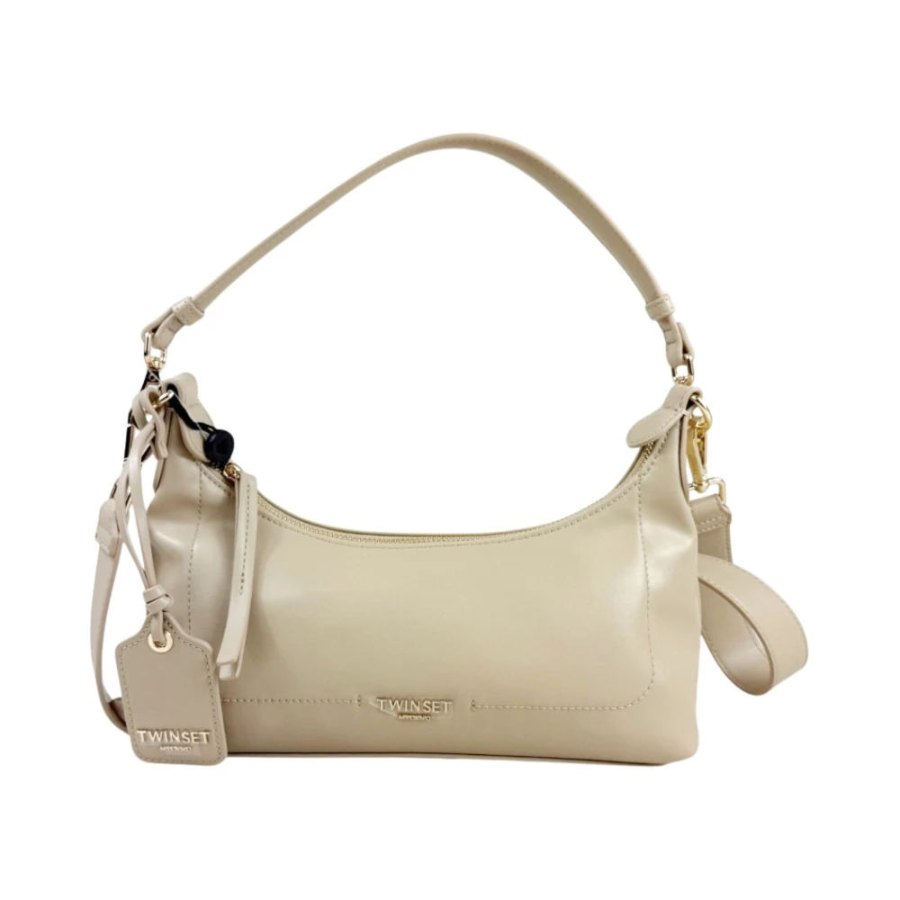Twinset Women's Beige Shoulder Bags, One Size, Basic With Tag Tracolla