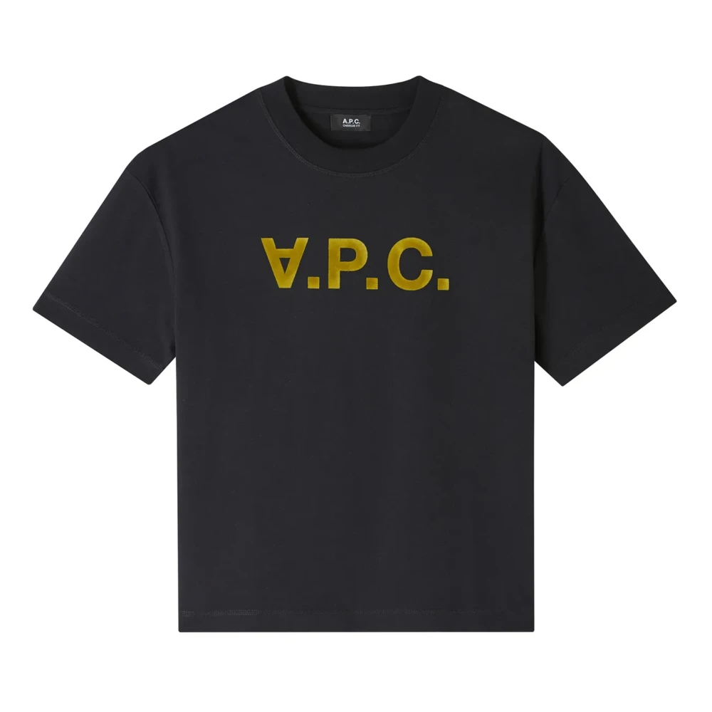 A.p.c. Velvet VPC Zwarte T-shirts en Polos Black Dames