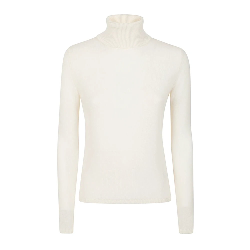Eleventy Women's Beige Maglia Dolcevita Garza - Cashmere Knitwear - M - Knitwear
