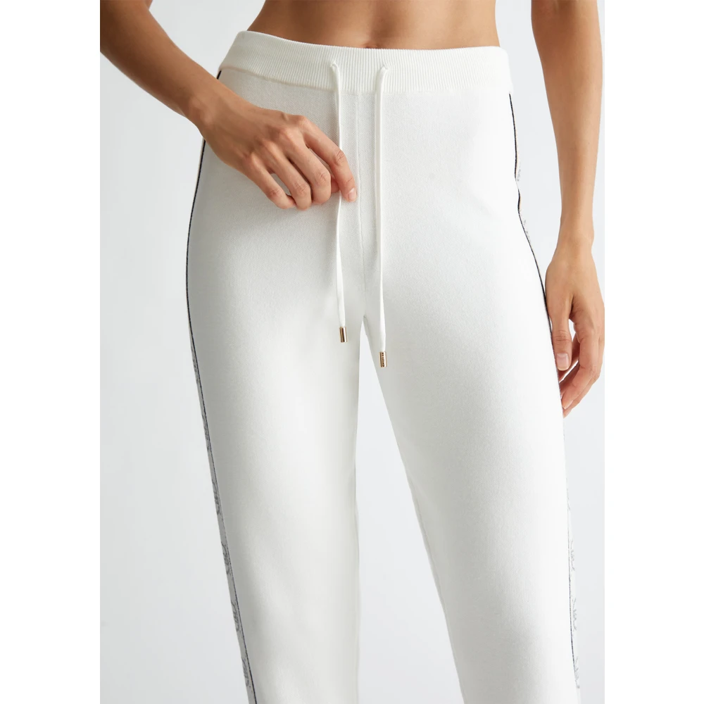 Liu Jo Gebreide Joggingbroek White Dames