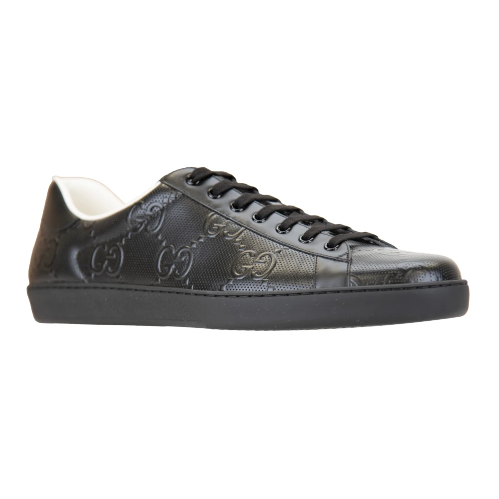 Gucci Ace Sneaker Heren Schoenen Zwart