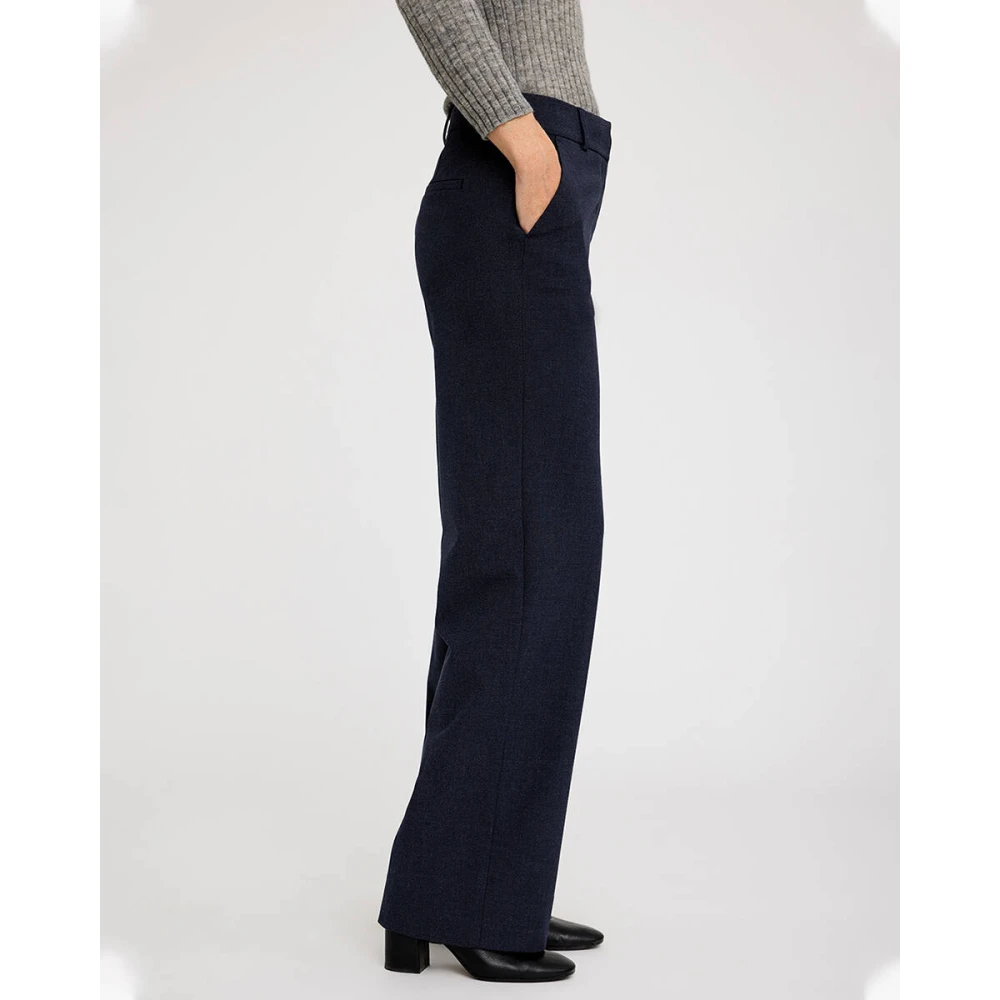 Fiveunits Blauw Grijs Melange Denim Broek Blue Dames