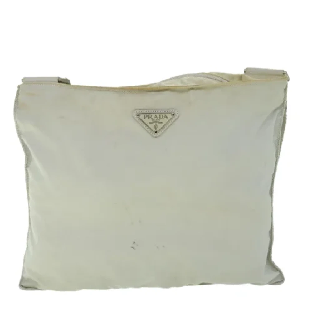 Prada Vintage Pre-owned Fabric prada-bags White Dames