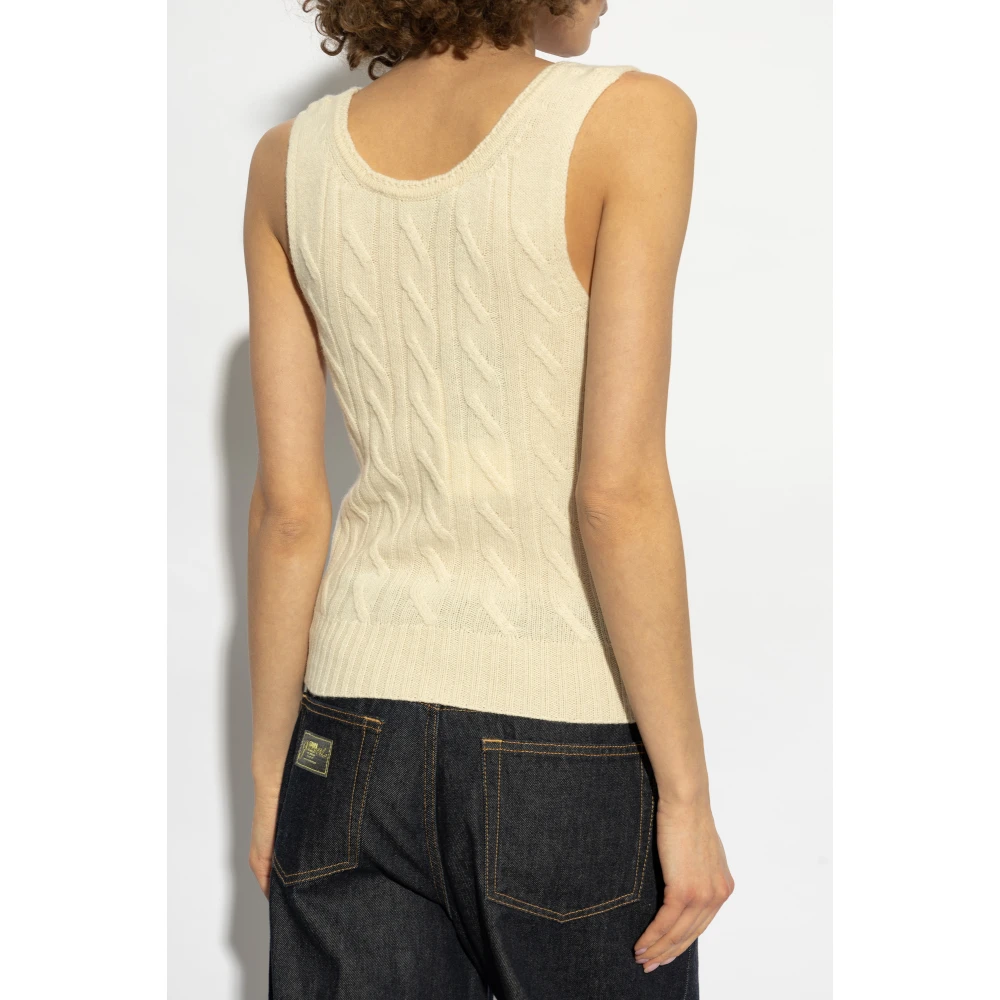 Blumarine Wollen Top Beige Dames