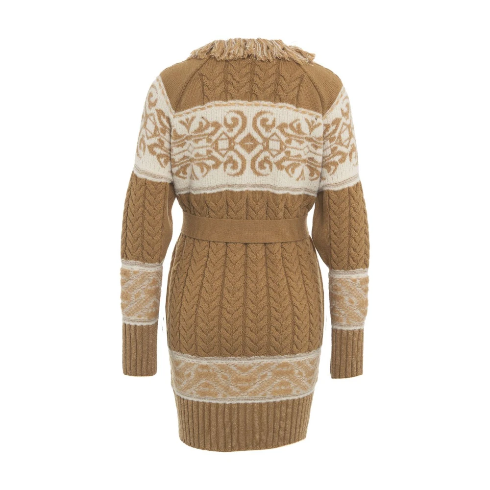 Akep Bruine Gebreide Kleding Aw24 Handwas Brown Dames