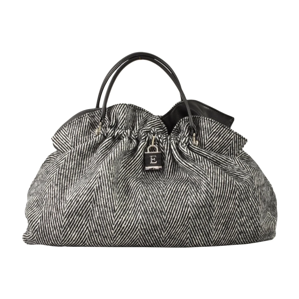 Ermanno Scervino Firenze Schoudertas Polyester Polyurethaan Black Dames