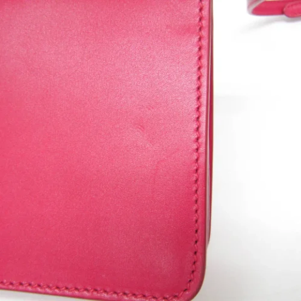 Prada Vintage Pre-owned Leather prada-bags Pink Dames