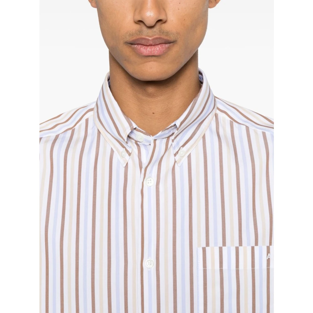 A.p.c. Biologisch Katoenen Overhemd Multicolor Heren