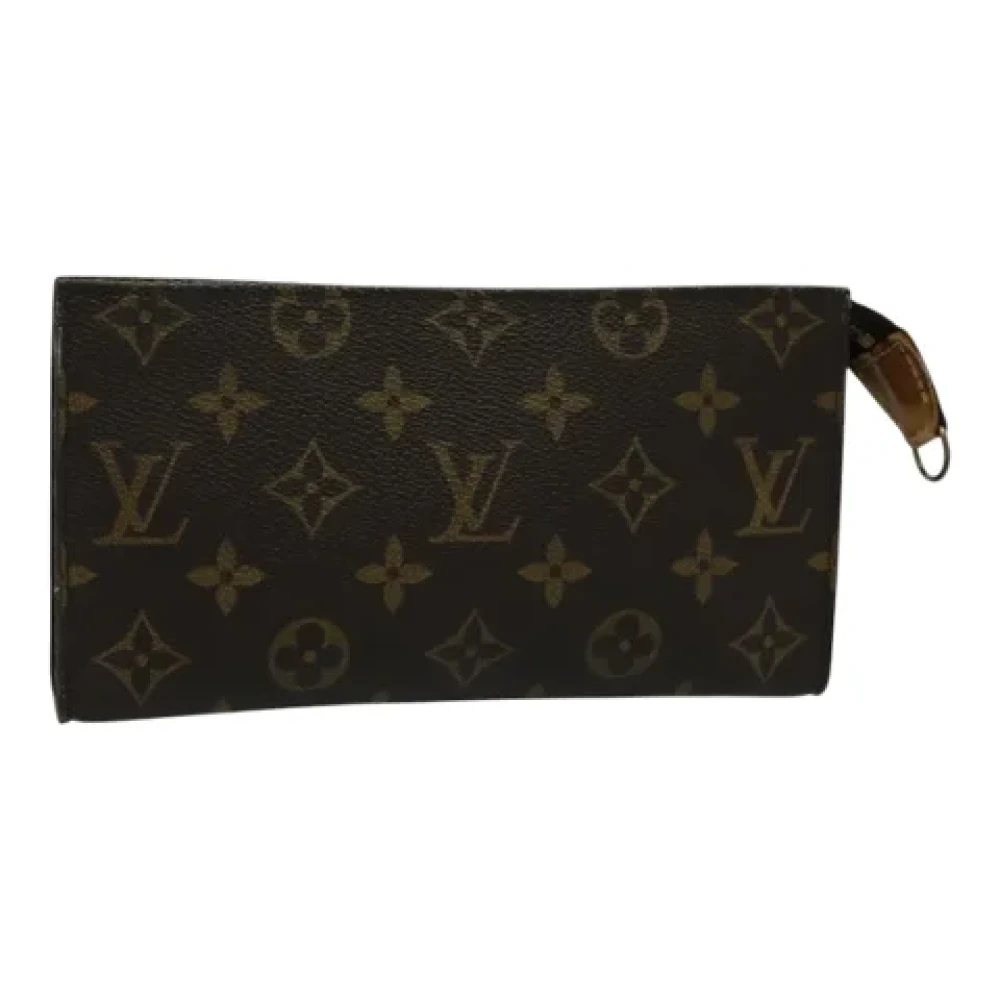 Louis Vuitton Vintage Pre-owned Canvas pouches Brown Dames