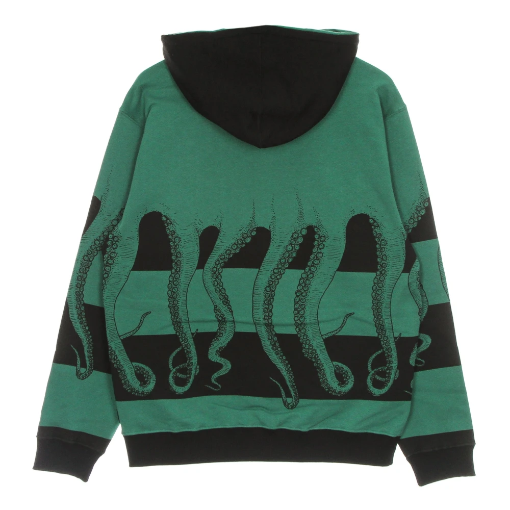 Octopus Lichtgewicht Hoodie met Logo Green Heren