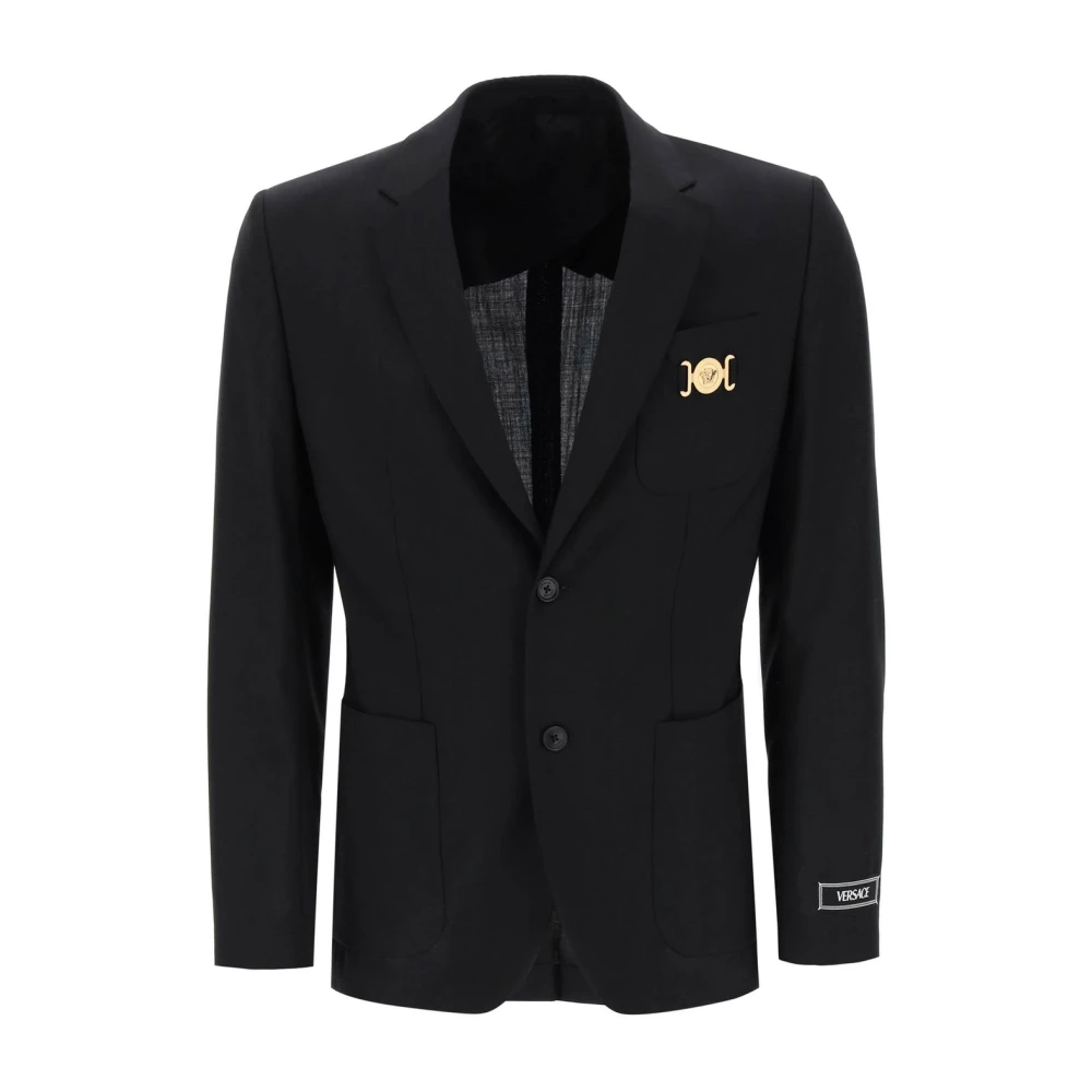 Versace Uomo Nero Giacche, M, New,