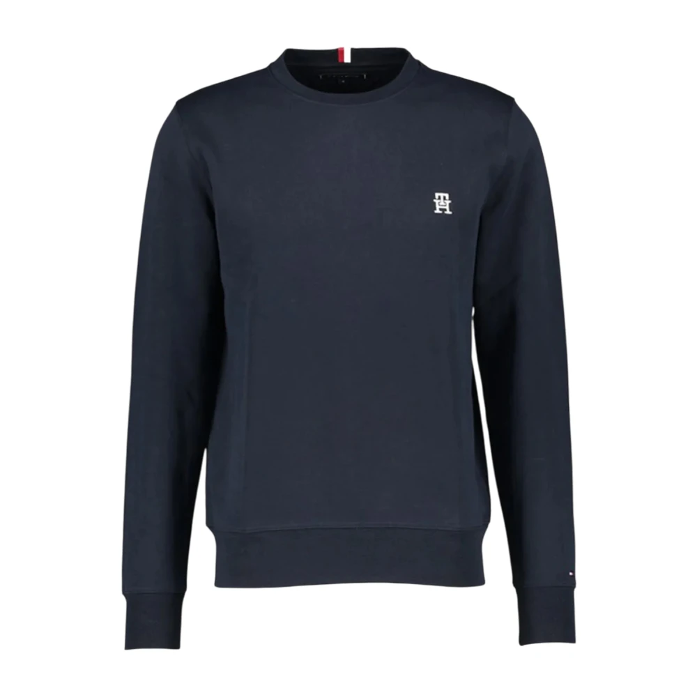 Tommy Hilfiger Men's Blue Navy Crew Neck Sweatshirt Large