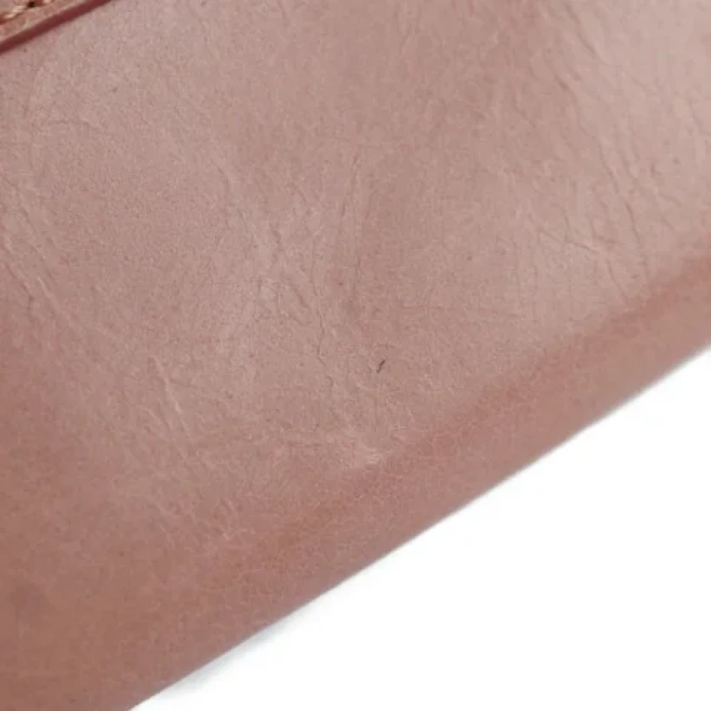 Chloé Pre-owned Leather wallets Pink Dames