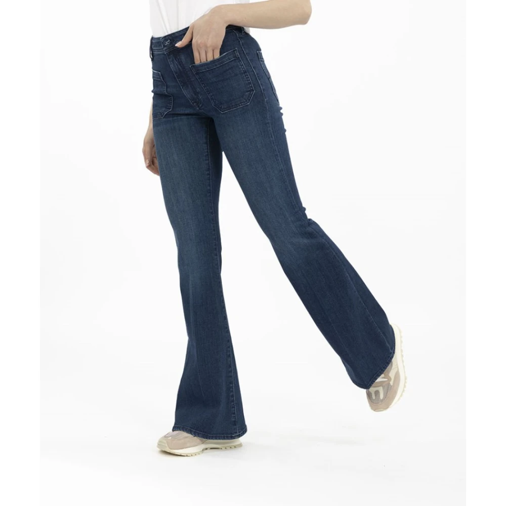 Jacob Cohën Hoge Taille Flare Jeans Blue Dames