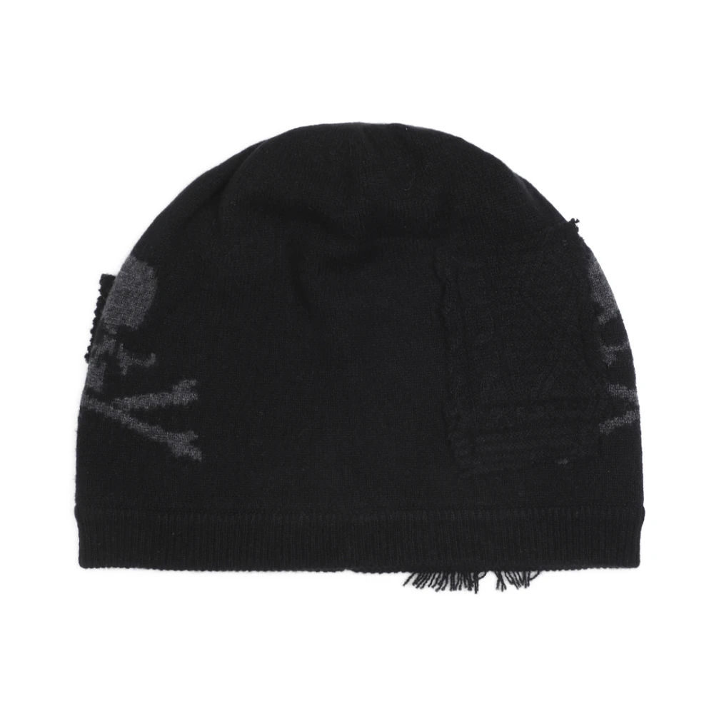 Mastermind World Svart Patchwork Beanie Mössa Black, Herr