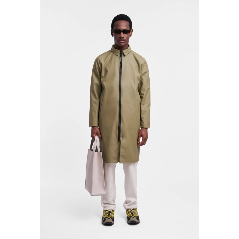 Stutterheim Lichtgewicht Waterdichte Parka Green Heren