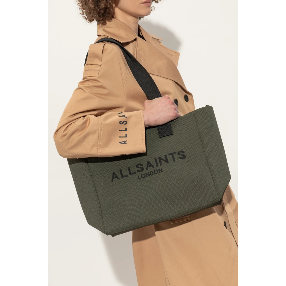 AllSaints Izzy shopper tas Green Dames