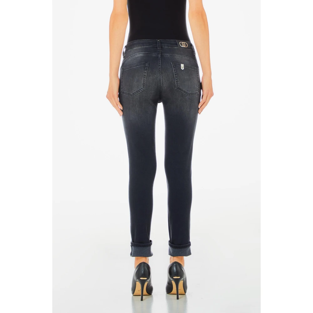 Liu Jo Monroe Regular Fit Denim Jeans Black Dames