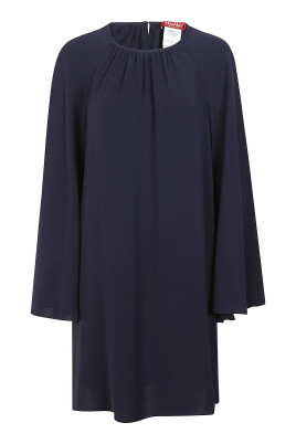 red-crepe-dress-with-flared-sleeve
