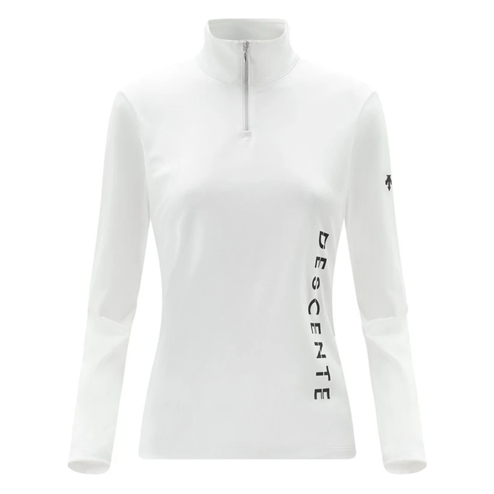 Descente Sportieve T-Neck Basislaag Top White Dames