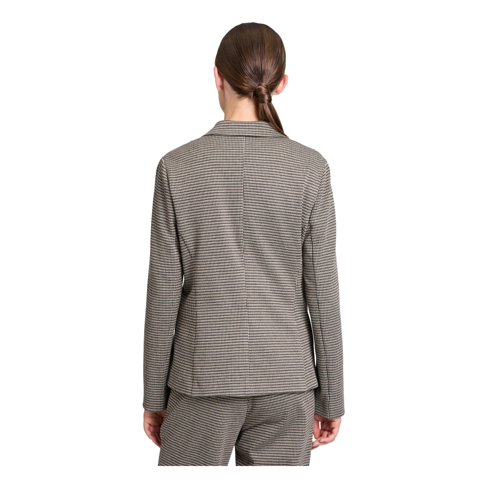 Betty & Co Korte blazer lange mouw Black Dames