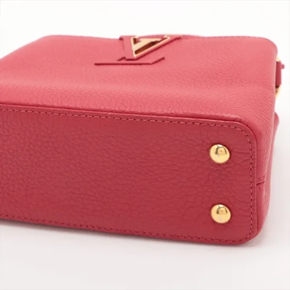 Louis Vuitton Vintage Pre-owned Leather handbags Red Dames
