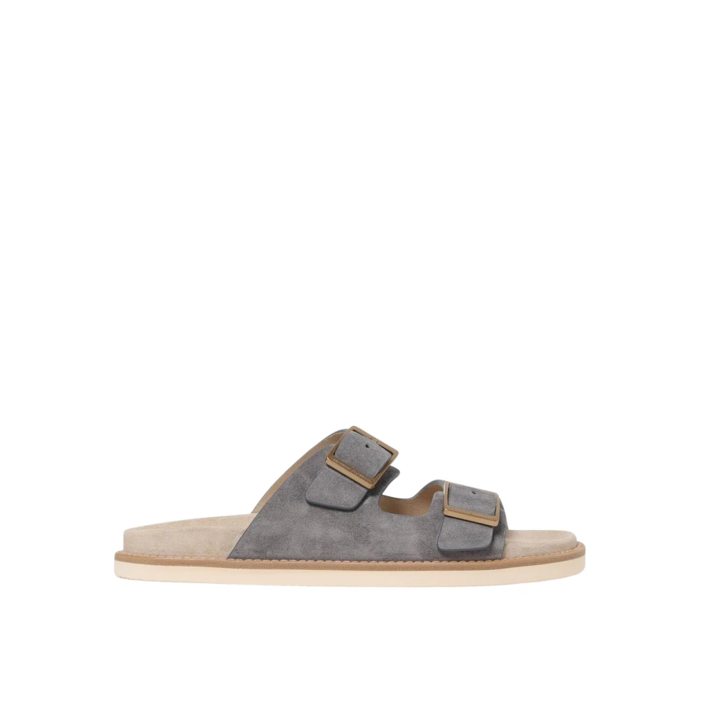 Shoes > Flip Flops & Sliders > Sliders - - Brunello Cucinelli - Modalova