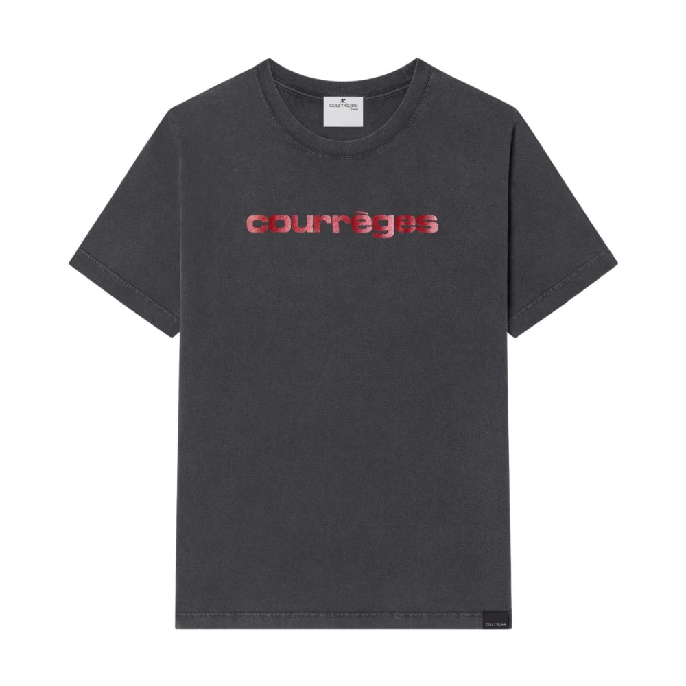 Courrèges Stijlvolle T-shirts en Polos Gray Heren