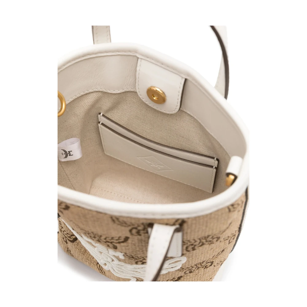 MCM Beige Schoudertas met Handvatten Beige Dames