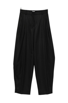 black-pinstripe-pleated-skirt