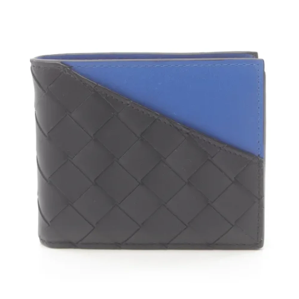 Bottega Veneta Vintage Pre-owned Leather wallets Black Dames