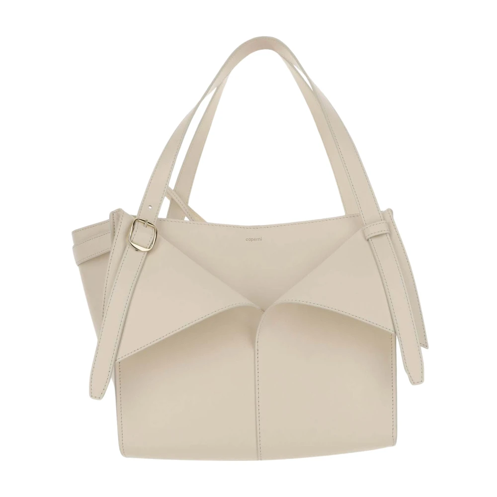 Coperni Leren tas met gespsluiting White Dames