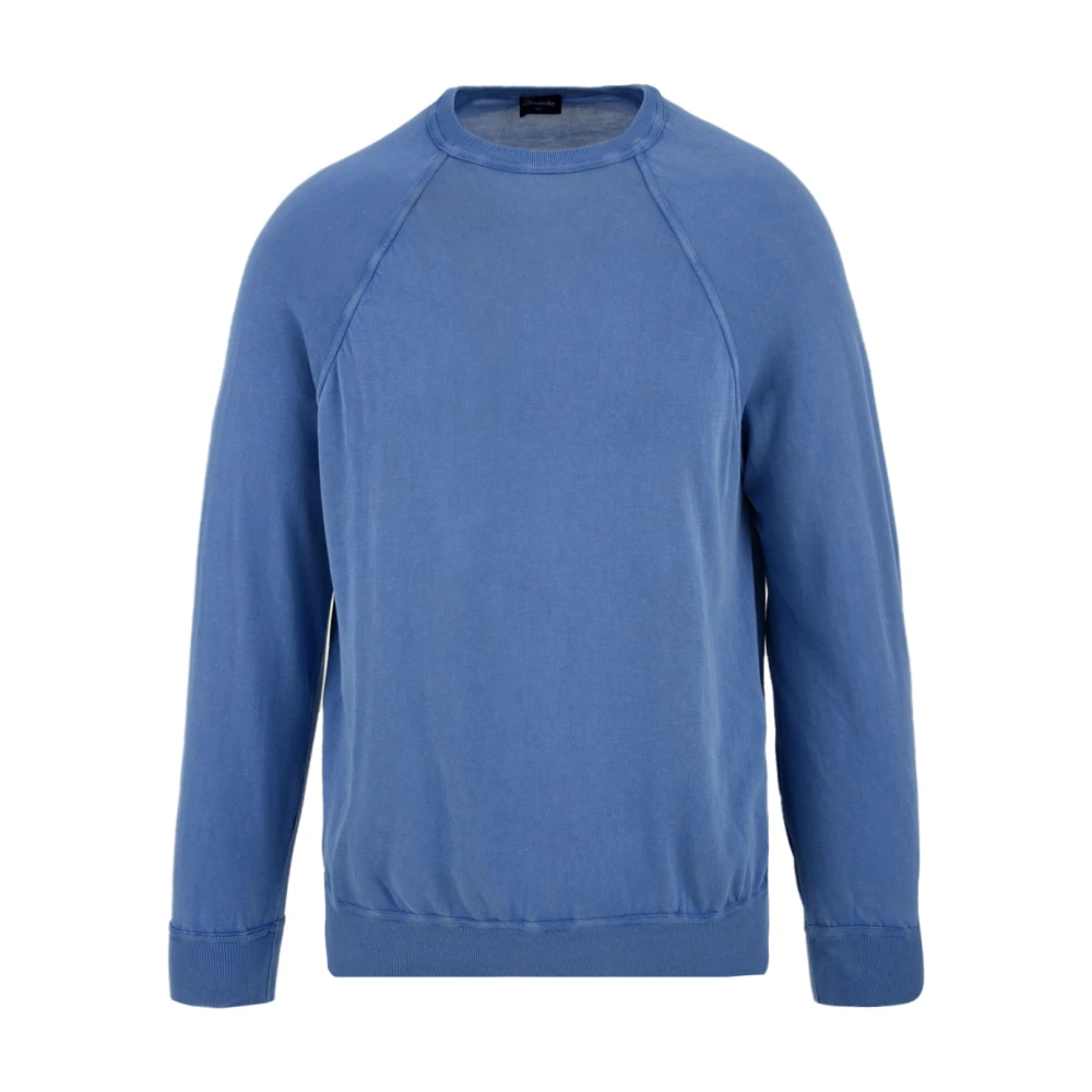 Drumohr Blauwe Sweaters voor Heren Blue Heren