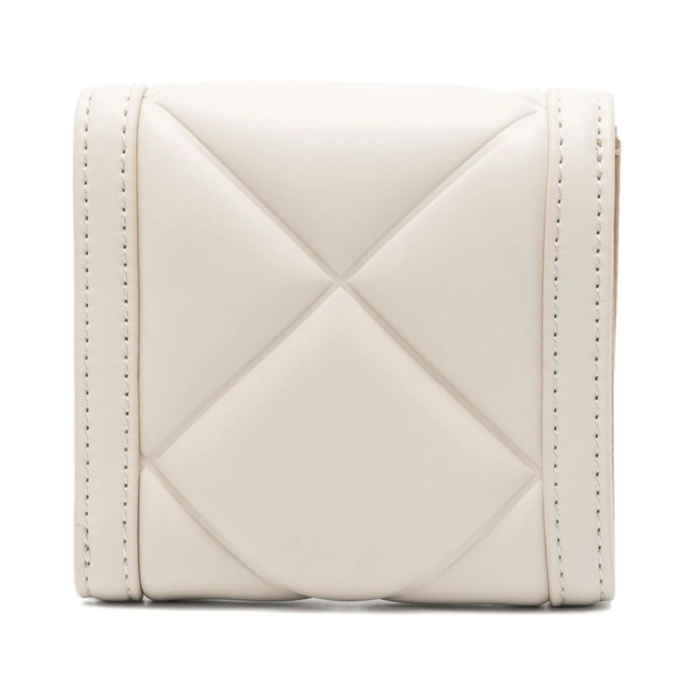 Love Moschino Beige Portemonnee met Omslag Beige Dames