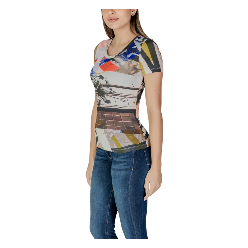 Desigual Korte Mouw T-shirt Lente Zomer Collectie Multicolor Dames