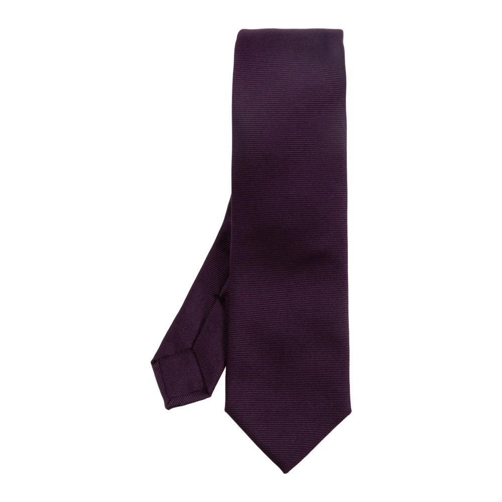 Versace Zijden stropdas Purple Heren