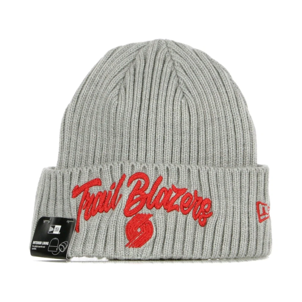 New era Portland Trail Blazers Gebreide Muts Gray Unisex