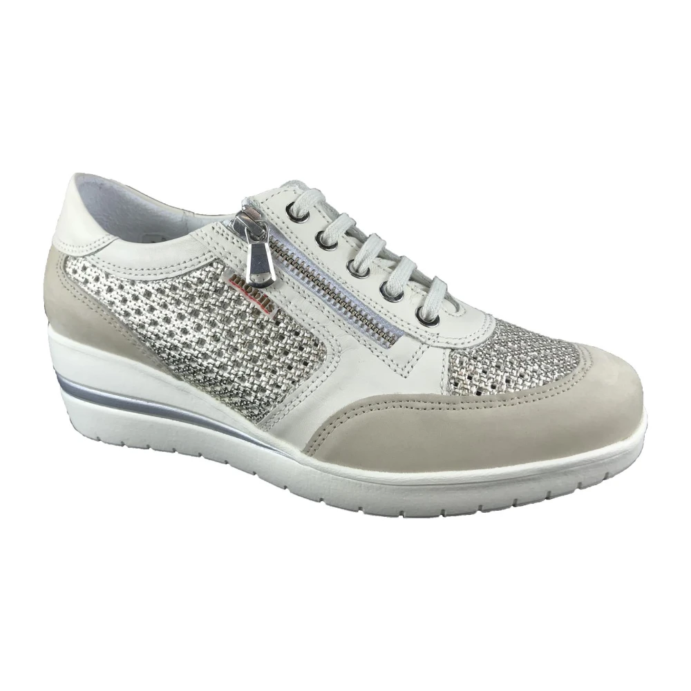 Mephisto Schoenen Sneaker Dames Schoenen Beige