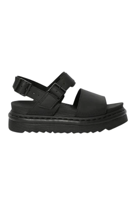 Läder Spänne Sandal Gummisula