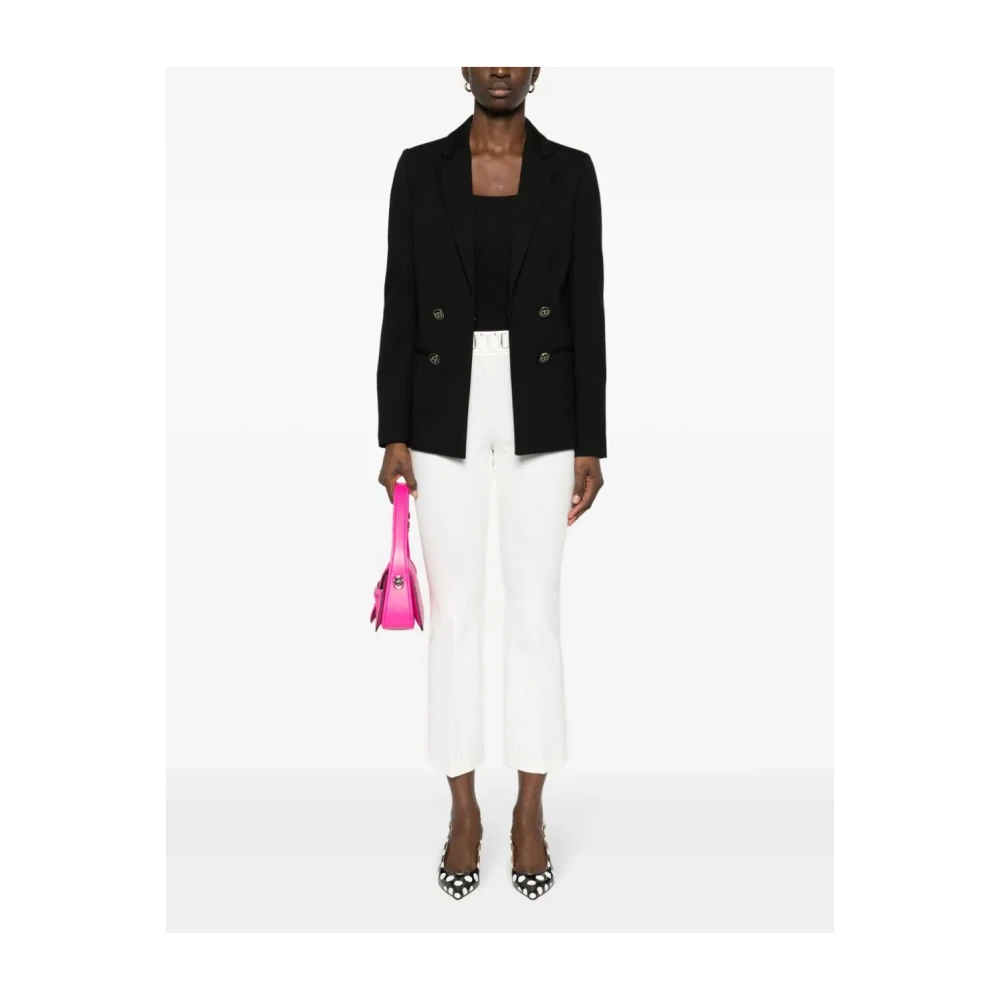 Twinset Neve Cropped Broek White Dames