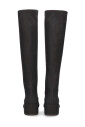 elegante-botte-noire-en-lycra-a-bout-rond