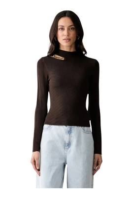 Kaeda Mock Neck Sweater