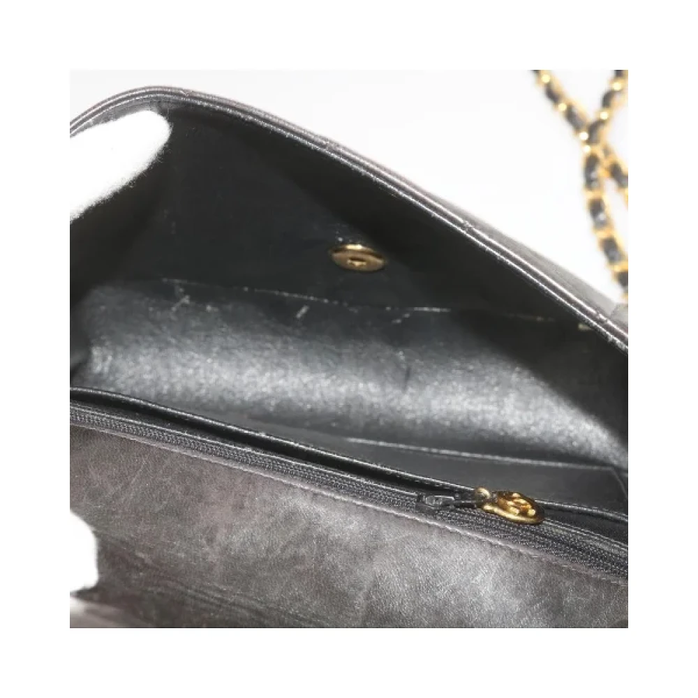 Chanel Vintage Pre-owned Leather chanel-bags Black Dames
