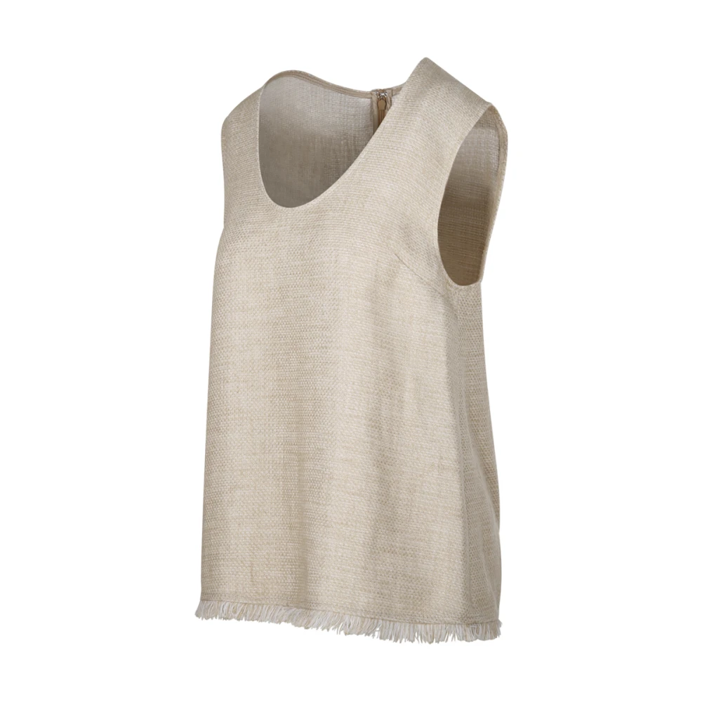 By Malene Birger Houten Overhemd met Platte Kraag By Herenne Birger Beige Dames