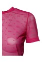 haut-rose-en-nylon-transparent-a-manches-courtes