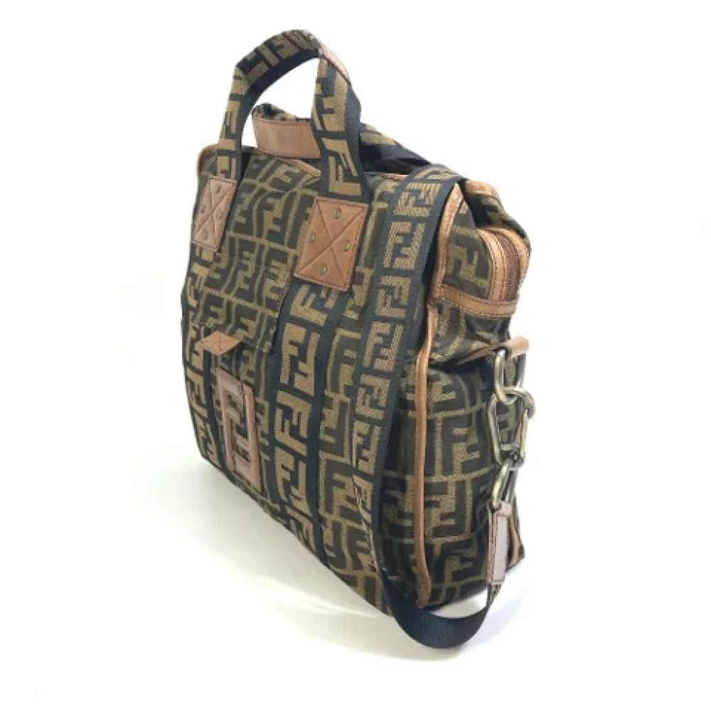 Fendi Vintage Pre-owned Leather fendi-bags Brown Dames