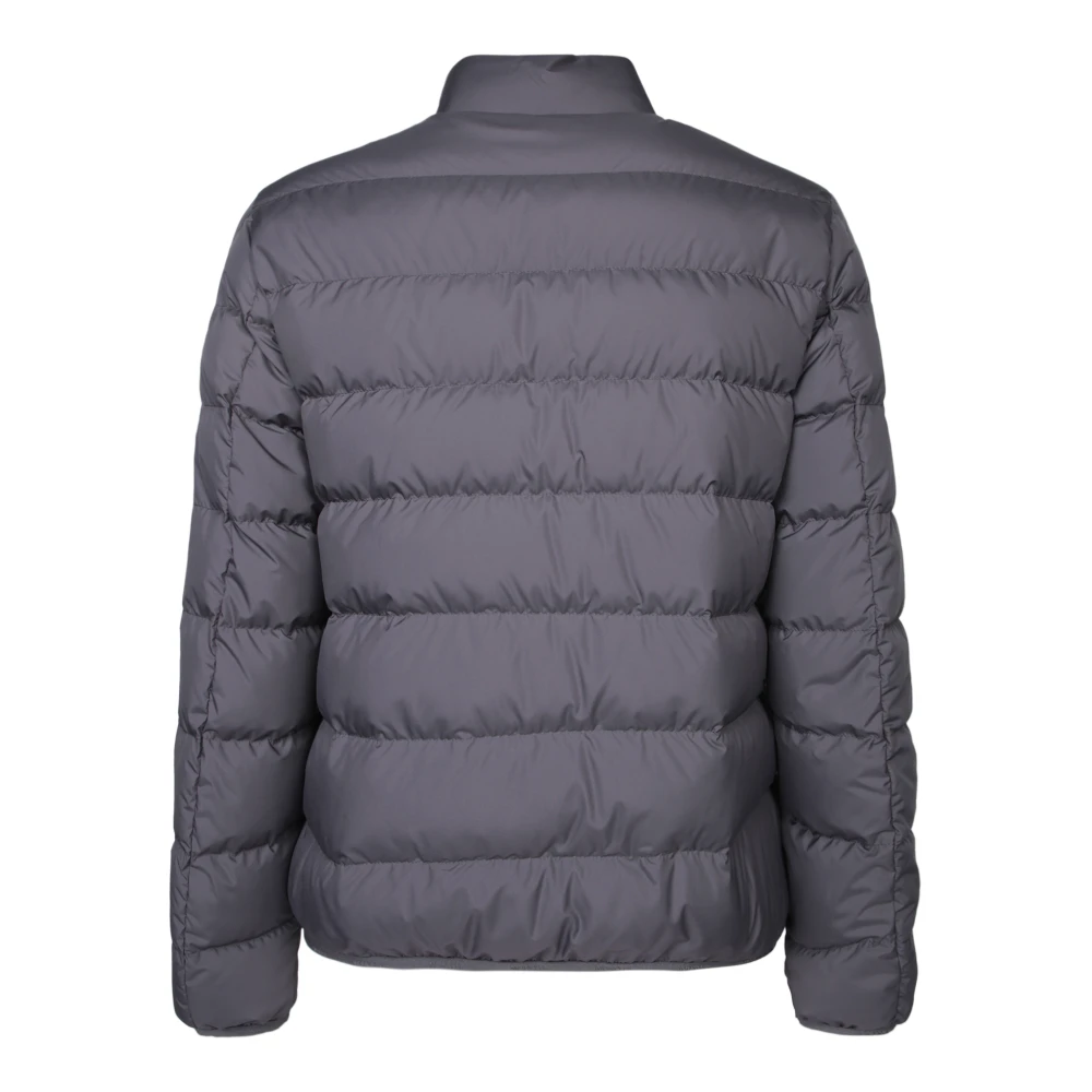 Moncler Grijze Gewatteerde Donsjas Stedelijke Stijl Gray Heren