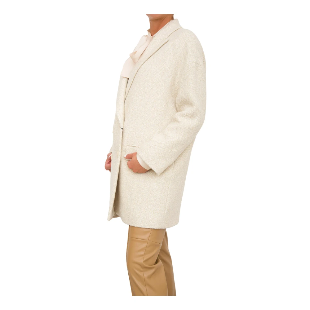 Twinset Witte Jas White Dames