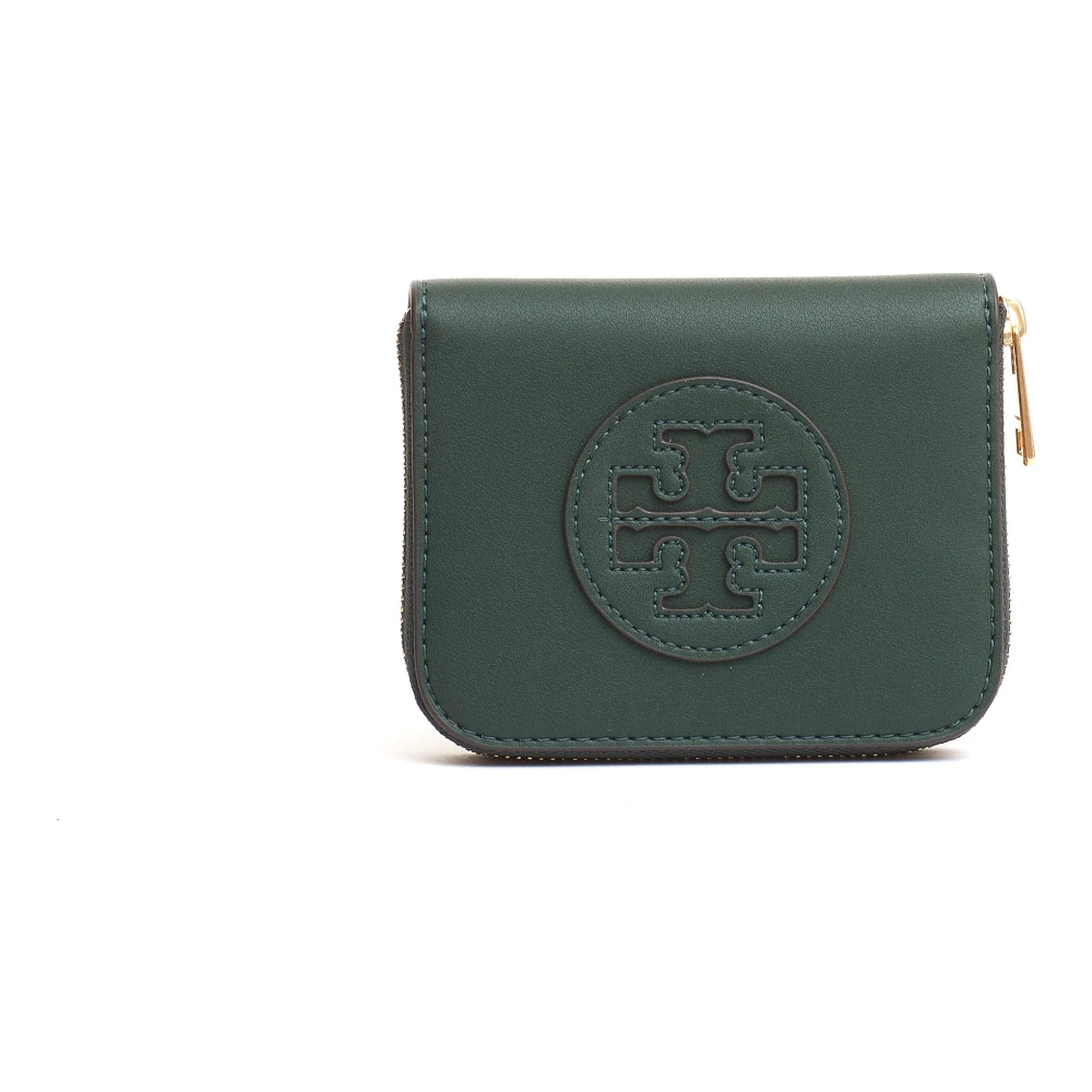 TORY BURCH Groene Leren Portemonnee Dames Accessoires Green Dames